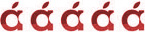 5 apples